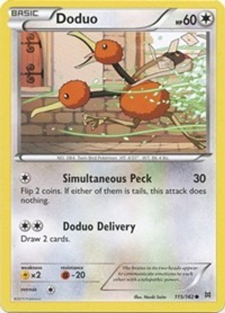 Doduo (115) 115/162 Common XY - BREAKthrough Pokemon Near Mint