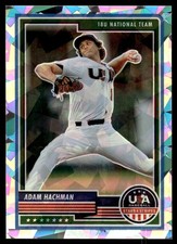 2023 Panini Stars & Stripes ADAM HACHMAN CRYSTALS REFRACTOR 12/23 #51