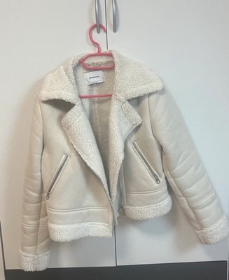 Stradivarius Bikerjacke S Weiß