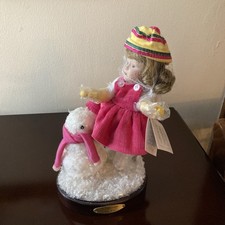 VTG Marie Osmond Porcelain Doll WINTER WONDER Four Seasons Small Wonders - NIB