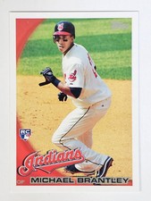 2010 Topps #270 Michael Brantley Rookie Card RC. rookie card picture