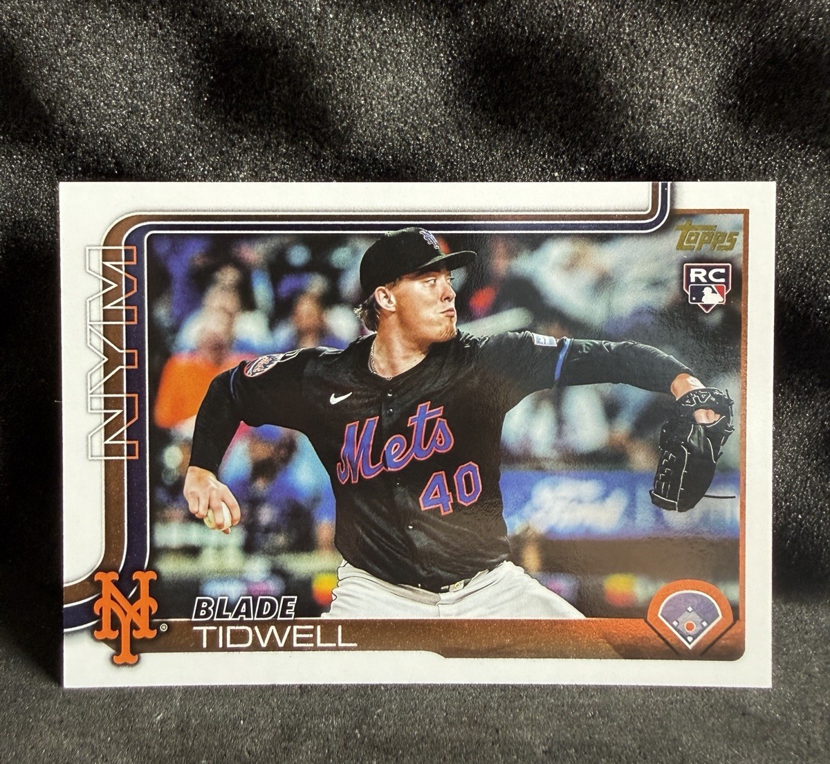 2025 Topps Update Series Blade Tidwell Golden Mirror SSP #US22 (RC)