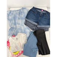 Kids Clothing Bundle Lot of Romper Shorts Tshirts Cargo Pants Leggings 10/12