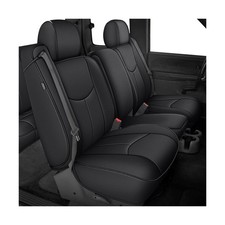 Seat Covers For Chevy/GMC Sierra 1500 99-06, Leather Full Set Black
