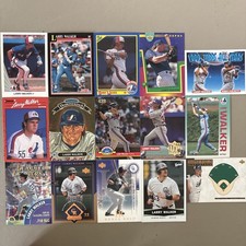 Larry Walker - 15 Card Lot Expos, Rockies - R...