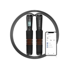 Corde à Sauter Connectée Accessoires Musculation Black Plastique OB02732