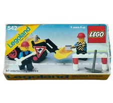 LEGO 542 Street Crew Legoland Town vintage sigillato nuovo 1979 40 pezzi raro