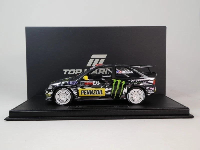 TopMarques Ford Escort RS Cosworth #43 Ken Block Rally 2017 1/18 TOP147C - Immagine 3 di 4