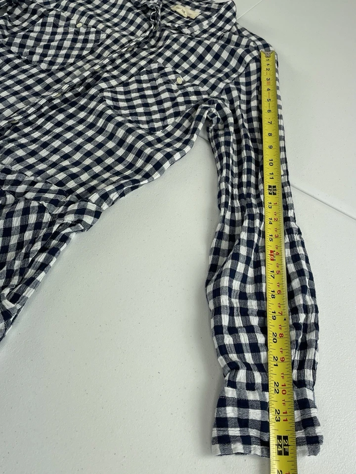 Mameluco Ralph Lauren Denim & Supply de guinga manga grande con lengüeta enrollable playa costera Foto 4 de 4