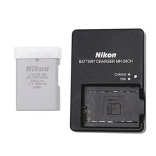Genuine Nikon EN-EL14A Battery With MH-24 Charger For D3500 D5100 D5200