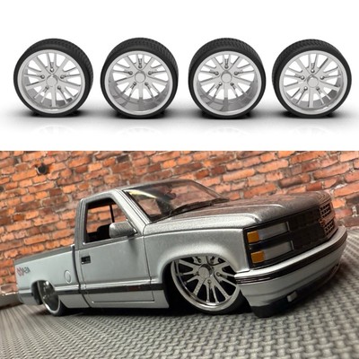 1:64  Challenger'' Deep Wire Wheels 26  on Low-Pro Tires