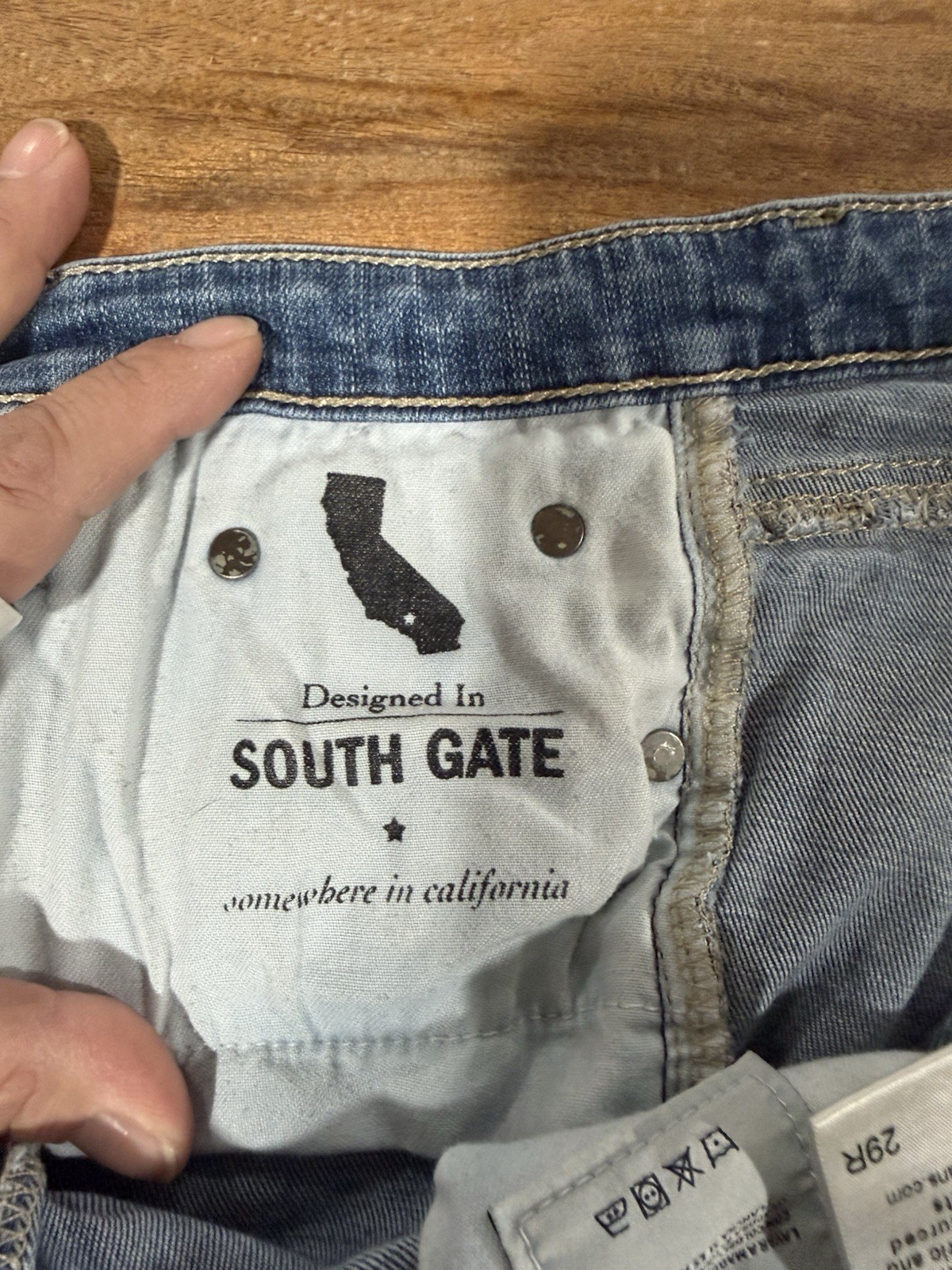 AG Adriano Goldschmied Women's Blue Medium Wash Stretch Ankle Jeans Button Zip … thumbnail 5