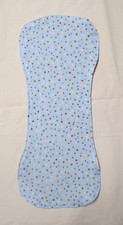 Handmade Infant Baby Burp Cloth-Polka Dot Pattern-7.5"W x 18"L-Buy More Save