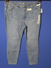 OLD NAVY HIGH-RISE ROCKSTAR SUPER SKINNY SLIM POCKETS WOMEN'S JEANS SZ 22 (#17)