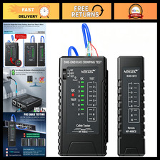 Network Cable Tester RJ45 RJ11 CAT5 CAT6 POE Ethernet Cable Mapper Tool