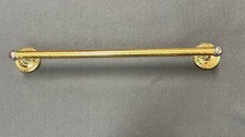  5 Pack 18 inch Solid Brass Towel Bar Brass and Chrome