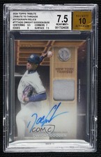 2024 Topps Tribute to the Threads Relics 14/35 Dwight Gooden BGS 7.5 Auto 1pd0