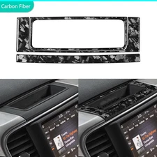 Forged Carbon Fiber Radio Above Storage Panel Cover For RAM 1500 2500 3500 13-18