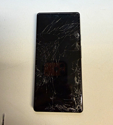 Google Pixel 6a 8GB Black Bar Smartphone Cracked Screen For Parts GA03721-US