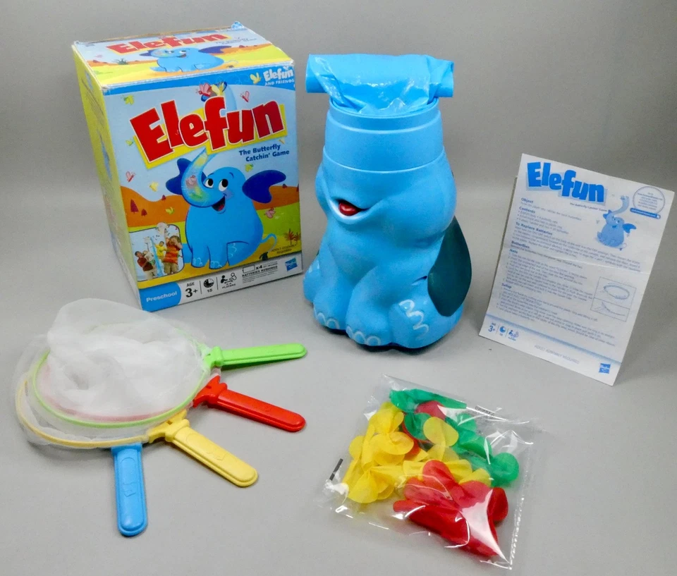 Elefun The Butterfly Catchin' Game by Hasbro 2011 (Age 3+) - Working - Complete - Image 2 of 4