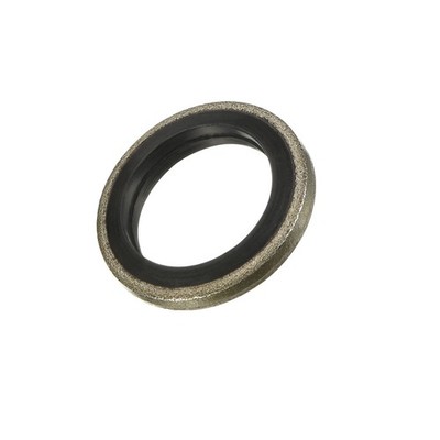 10pcs M12 17.5x12x2mm Bonded Sealing Washer Carbon Steel Nitrile Rubber Gasket