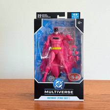 McFarlane DC Multiverse Batman Pink Suit Red Platinum 7 Figure New
