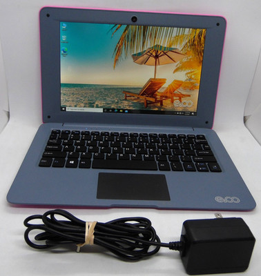 Evoo Ultra Thin 10.0 Laptop In Pink EV-C-101-1 Tested & Working