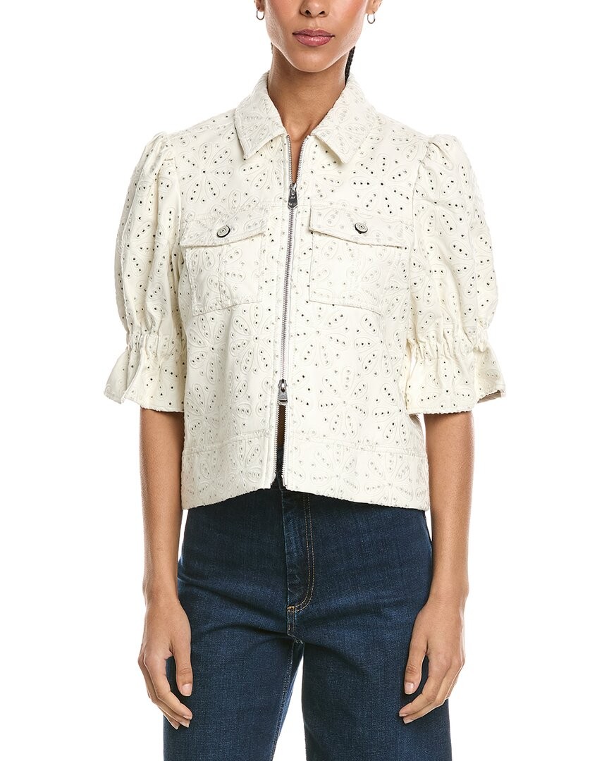 Cinq À Sept Holly Jacket Women's Ivory Xs
