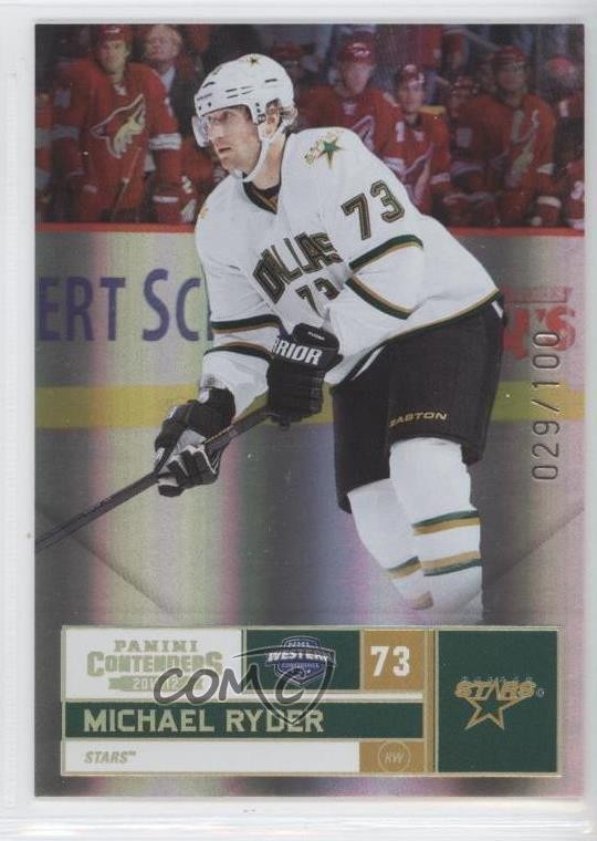 2011-12 Panini Playoff Contenders Gold 29/100 Michael Ryder #73 2a6