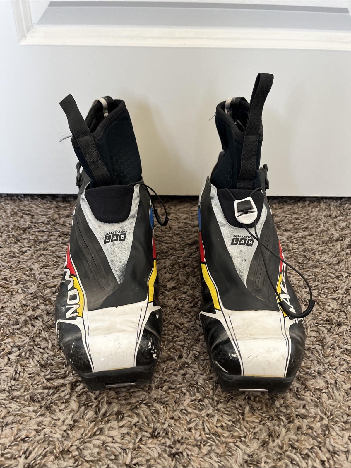 Scarponi da sci nordico Salomon S lab Classic taglia 10 per attacchi SNS