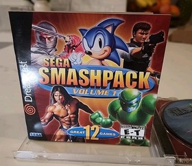 SEGA Smash Pack Volume 1 Dreamcast 12 Classic Games E-Rated
