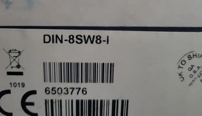 Crestron DIN-8SW8-I DIN Rail High-Voltage Switch with Digital Inputs NEW