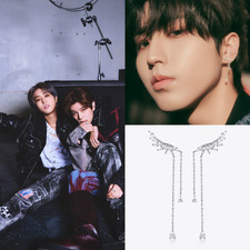 1pc Set Stray Kids Wing Droplet Earrings SKZ Han-Inspired Jewelry 5-STAR Era