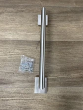 ICO Bath V62134 Volkano Crater 13" Towel Bar, Brushed Nickel - READ -