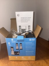 AT T /CL82315/Black  Silver /DECT 6.0 /Cordless Answering System with Handsets/