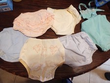 Lot Of 6 Vintage Diaper Covers For Cloth Baby Reusable 3 month to 1 Year