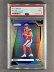 2024 Panini Prizm #309 Bo Nix Silver Prizm Rookie Card RC PSA 9 Mint