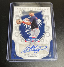 rookie autograph 2024 panini crusade edouard julien minnesota #as-ejn