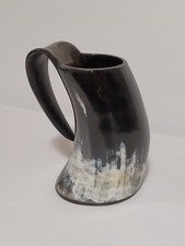 Viking Style Drinking Horn Tankard Mug