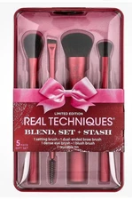 Real Techniques Blend, Set + Stash Make Up Brush Set NIB