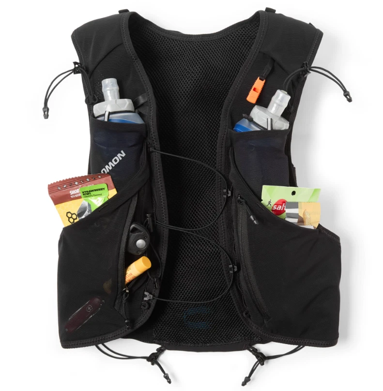 Salomon ADV Skin 12 Hydration Vest – 12L, 2 Soft Flasks – Free Shipping – Sale - Image 3 of 4