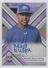 2018 Panini Elite Extra Edition Auto Manny De La Rosa #183 Auto 0a6