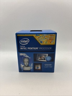 Intel Pentium desktop processor G3220 3GHZ 3MB cache LGA1150 new retail