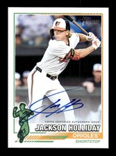 2025 Topps Heritage #76RROA-JH Jackson Holliday 1976 Redefined Real One Auto /76