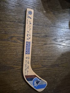 vancouver canucks hockey Stick Wooden Mini
