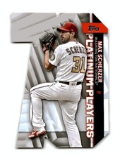 Max Scherzer 2021 Topps Update Topps Platinum Players Die Cuts #PDC-55 Mint