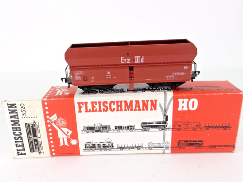 Fleischmann 5520 Großraumselbstentladewagen Fad-50 Erz 3d, DC, HO | Condition: Gebraucht