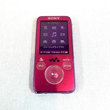 Sony Walkman NW-S736F 8GB MP3 Digital Player Red Tested  Working Used Japan