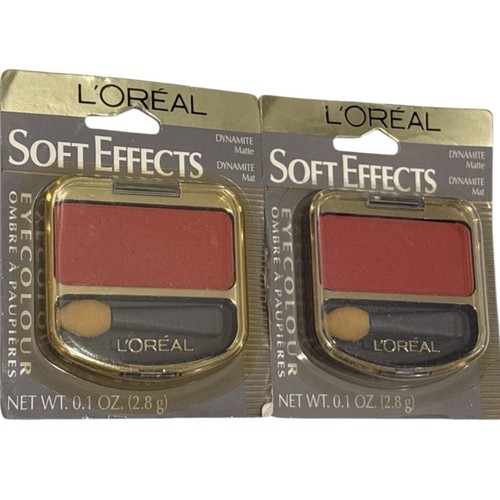 2 L'oreal Soft Effects Eye Color Shadow - Dynamite Matte - 0.08 oz - Picture 1 of 2