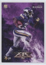 2014 Topps Fire Rookie Purple 378/499 Jerick McKinnon #130 u6m